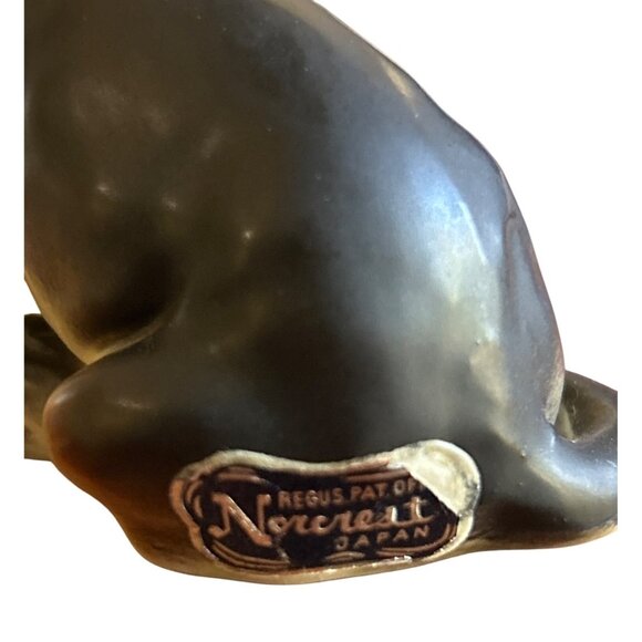 Vintage Norcrest Japan Beagle Puppy Figurine Hand-Painted Ceramic Collectible - Picture 3 of 6